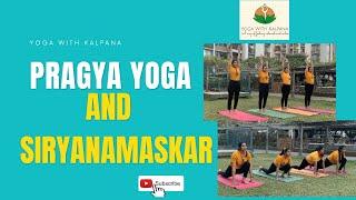 Pragya Yoga and Surya Namaskar (sun salutation) #yoga #yogalife #trending