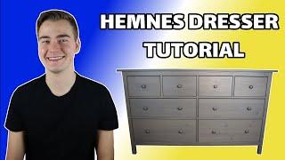 Struggling? IKEA Hemnes 8 Drawer Dresser Tutorial