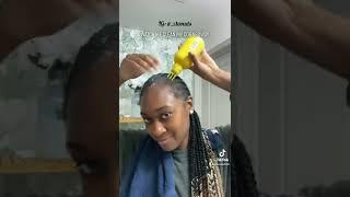 Watch me clean my cornrow protective style!  #protectivestyles #watchme #cornrows