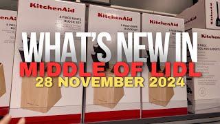 What's New in Middle of Lidl -  Middle Aisle Deals - 28 November 2024