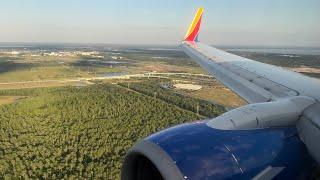 Southwest Boeing 737-700 Landing Orlando Intl. (KMCO)