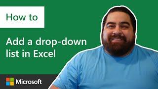 How to add a drop-down list in Microsoft Excel