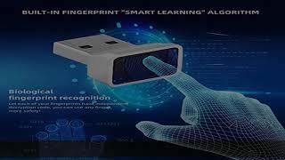 USB Fingerprint Reader, DDSKY Portable Security Key Biometric Fingerprint Scanner Support Windows 1
