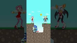 Sonic Short Episode 45 - Good Amy Vs Evil Rouge - Funny Animation #shorts #sonic #amy #rouge