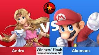 Saigon Spotdodge #29 - Andru (Zelda) Vs Akumara (Mario,Wii Fit) - Winner Final Smash Ultimate