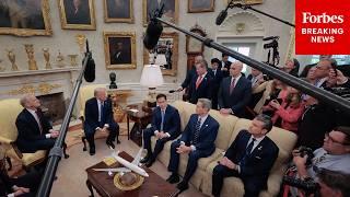 BREAKING NEWS: Trump Takes Question After Question About Russia, Ukraine, Tariffs In Oval Office