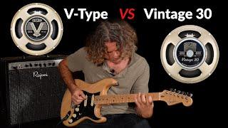 Celestion V-Type vs Vintage 30 - 12" guitar speakers