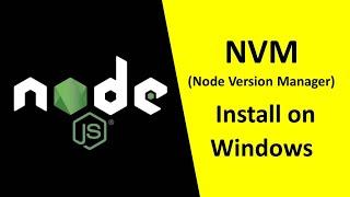 Install nvm on windows || and Uninstall