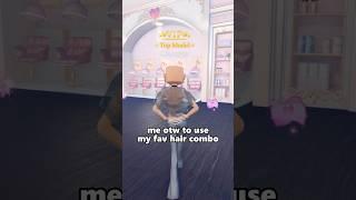 the BEST hair combo in DRESS TO IMPRESS #roblox #dresstoimpress #dti #shorts