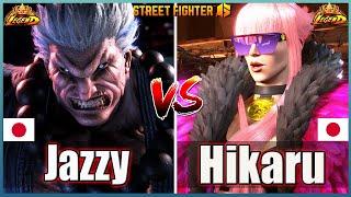 Street Fighter 6 Jazzy (AKUMA)  Vs  Hikaru Shiftne (MANON)Best Room MatchFightingGameWorldX