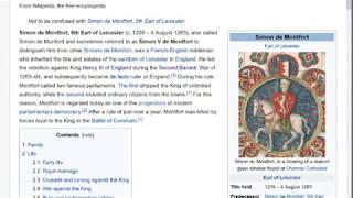 Historical Hero: Simon de Montfort