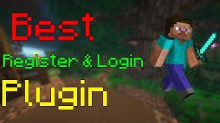 Best Register & Login Plugin in Minecraft Server.