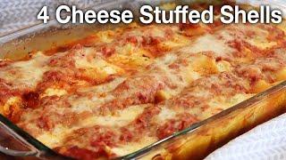 4 Cheese Stuffed Shells | Easy Italian Food | The Carefree Kitchen