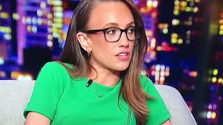 Kat Timpf {FOX News} … green mini - dress showing off impressive legs. {5/13/24}