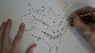 How to Draw a Majestic Dragon  Step by Step Realistic Pencil Drawing Tutorial