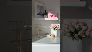 Decorate my dream dresser with me + haul  #cleangirl #itgirl #aesthetic #fyp #asmr #relatable