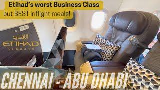 The Best Indian food! | Chennai to Abu Dhabi | Etihad Business Class | Etihad A320 |Trip Report