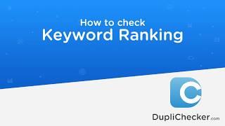 Keyword Rank Checker | Keyword research for SEO best tool to track your keywords. Check SEO Ranks.