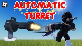 How to make an AUTOMATIC TURRET | ROBLOX STUDIO