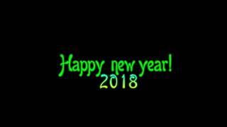 Футаж Happy new year 2018 анимация надпись ,текст,новый год ,бесплатный футаж,анимация Хаппи нью ир