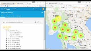 GoogleMap with FireBase Realtime  Database