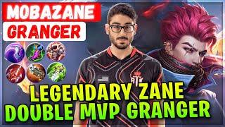 Legendary Zane Double MVP Granger [ BTK MobaZane Granger ] Mobile Legends Gameplay Emblem And Build