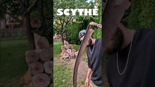 Scythe Throwing #shorts #halloween #scary