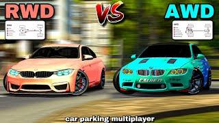 RWD vs AWD drifting in Car Parking Multiplayer (which is better for you)