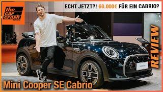 Mini Cooper SE Cabrio im Test (2023) Echt jetzt?! 60.000€ für ein Elektro Cabrio? Review | Innenraum