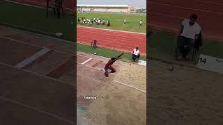 Triple jump gold medallist ready for national game #trending #track #olympicsport #nationalathletics