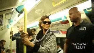 Rihanna Rides Subway to London Show