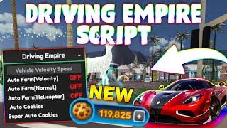 *NEW* Driving Empire Script (PASTEBIN 2024) ( AUTO FARM MONEY , AUTO RACE , AUTO COOKIES )