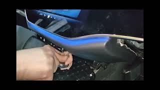 How to remove MBUX screen on mercedes benz new model W214 E200 #mercedes #mechanic #diy #mbux #