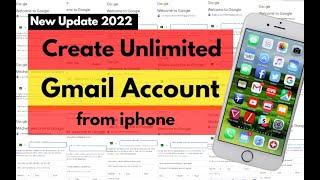 Create Gmail Account Without Phone Number | Create Gmail In Iphone 6s | New Method 2022 New Update