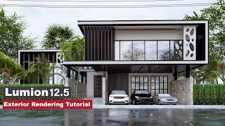 Realistic Render Setting - Exterior Rendering Tutorial in Lumion Pro 12.5