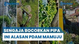 Alasan Kenapa PDAM Mamuju Sengaja Bocorkan Pipa - TRIBUN SULBAR