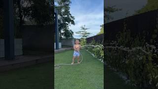Sevi’s favorite chore- and his little mood swing 