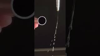 Electrically charged rod near water in slow motion. #physics #science #physicsfun #physicsdemo