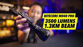 The Best Long Throw Flashlight Yet? - Nitecore MH40 PRO (3500 lumens)