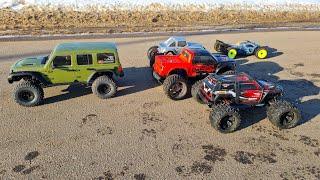 DRAW...AXIAL SCX 6 बनाम Traxxas समिट, Arrma Talion, Cen Reeper 1/7...RC 4x4