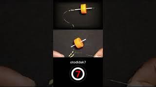 How to tie a bobber on a fishing line // Diy fishing floats #shorts