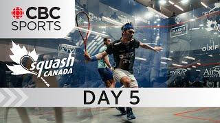 2025 Canadian Men's Squash Open: Day 5 | #CBCSports