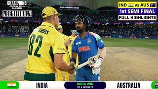 IND vs AUS Champions Trophy Semi Final Highlights 2025 | India vs Australia Semi Final Highlights