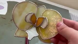 3D Stained Glass Orchid - How to