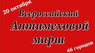 Всероссийский Антимеховой марш 20 октября 2013 (HD) - Центр защиты прав животных "ВИТА"