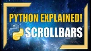 How to Create Scrollbars Using Python! - Tkinter