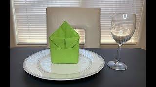 DIY: Paper Napkin Folding Idea {MadeByFate} #321