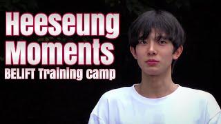 All Heeseung’s moments in BELIFT Training camp (cooking)