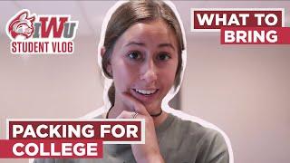 STUDENT VLOG 013: Packing For College ft. Maddie // Indiana Wesleyan University