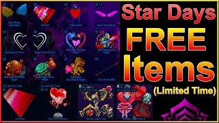 Warframe FREE Items & More Star Days (Valentines Event)